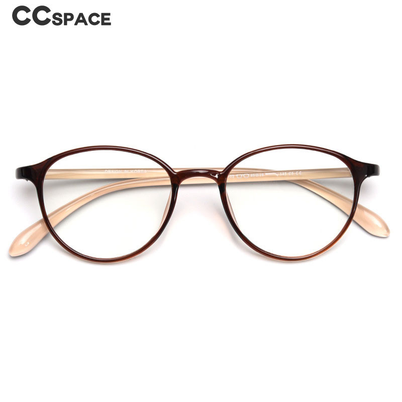 55489 Rame de ochelari rotunde, ultraușoare, anti albastru, rame optice pentru femei, ochelari de vedere pentru computer, ochelari de prescripție personalizați