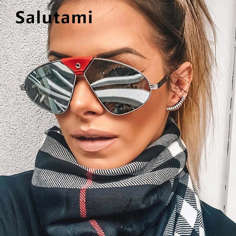 Polarizirane muške sunčane naočale 2022. Nova luksuzna marka Sunčane naočale s okvirom od pu kože Ženske vintage punk sunčane naočale s ogledalom Chic nijanse