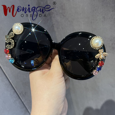 Luksuzne sunčane naočale Ženske 2022. Vintage velike sunčane naočale Retro metalni dodaci Festivalske nijanse Ženske sunčane naočale