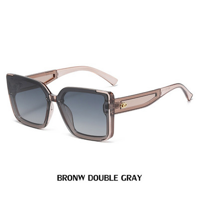 Prevelike četvrtaste modne sunčane naočale za muškarce i žene Brand dizajnerske nove naočale Unisex Gradient Oculos De Sol