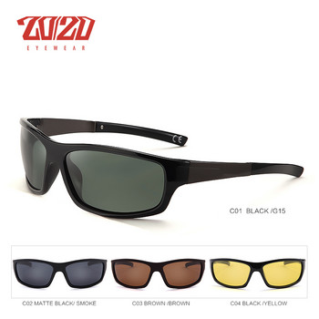 20/20 Νέα ανδρικά γυαλιά ηλίου Night Vision Επώνυμα σχεδιαστής μόδας Polarized Night Driving Enhanced Light αντιθαμβωτικά γυαλιά PL295