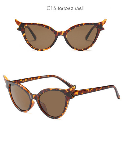 Brand WHO CUTIE 2018. Vintage 90-ih Unikatne mačkaste sunčane naočale Ženske seksi crvene okvire Retro crne Cateye sunčane naočale Poklon OM594