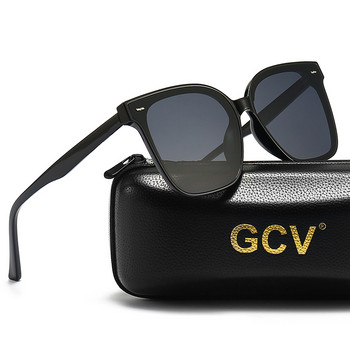 GCV Brand 2021 Нова мъжка и дамска мода Усъвършенствани деликатни квадратни рамки GM слънчеви очила Антиултравиолетови UV400 поляризирани луксозни