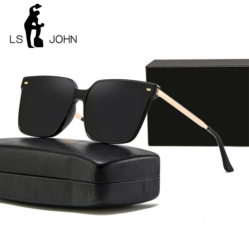 Ochelari de soare polarizați coreeni Monster Square Ochelari de soare de înaltă calitate, blânzi, de lux, pentru bărbați, nuanțe supradimensionate, UV400