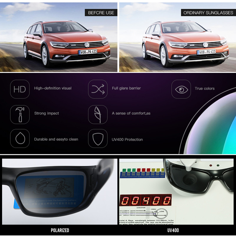 „Dubery Mens Designer“ poliarizuoti akiniai nuo saulės, vairavimo sauga, apsauginiai akiniai nuo saulės UV400, unikalūs „Gafas de sol“ su dėklu