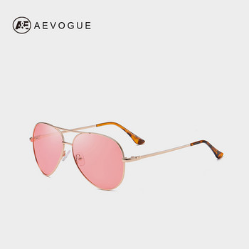 AEVOGUE Polarized Sunglasses Γυναικεία Pilot Ocean Color Pink Transperant Lens Driving Unisex Sunglasses UV400 AE0751