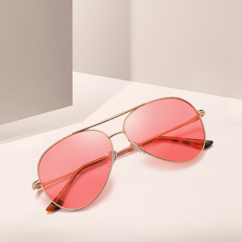 AEVOGUE Polarizirane sunčane naočale Ženske pilotske boje oceana ružičaste prozirne leće za vožnju uniseks sunčane naočale UV400 AE0751