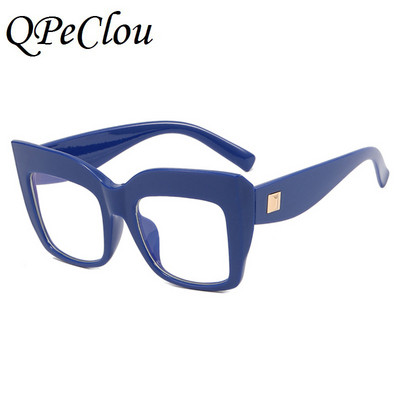 Új divatos vintage nagy keretes macskaszem optikai szemüvegek női tervező optikai számítógépes szemüvegek női szemüvegek