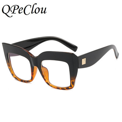 Új divatos vintage nagy keretes macskaszem optikai szemüvegek női tervező optikai számítógépes szemüvegek női szemüvegek