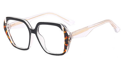 Modni ženski četvrtasti okviri za naočale Vintage prevelike naočale protiv plave svjetlosti Ženske prozirne optičke naočale za naočale