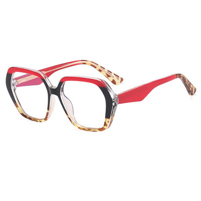 Modni ženski četvrtasti okviri za naočale Vintage prevelike naočale protiv plave svjetlosti Ženske prozirne optičke naočale za naočale