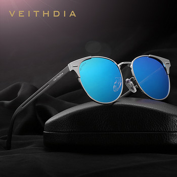 Αξεσουάρ γυαλιών ηλίου VEITHDIA Unisex ρετρό αλουμινίου με πολωμένους φακούς Vintage γυαλιά ηλίου Γυαλιά ηλίου Oculos για άνδρες Γυναικεία 6109