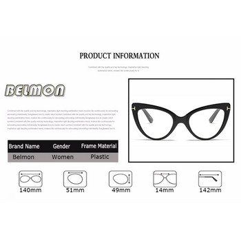 Котешко око Очила Рамка за очила Дамски компютърни рецепти Оптични за дамски ретро очила Прозрачни лещи Рамка за очила RS516