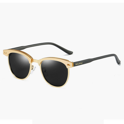 EYECRAFTERS 2020 Мъжки очила Ретро поляризирани слънчеви очила Vintage Alloy Fashion Driving UV400 Mirrored Sunglasses Eyewear HD