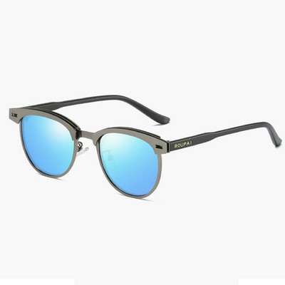 EYECRAFTERS 2020 Мъжки очила Ретро поляризирани слънчеви очила Vintage Alloy Fashion Driving UV400 Mirrored Sunglasses Eyewear HD