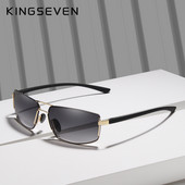 KINGSEVEN Brand Design UV400 Слънчеви очила Gradient Men Women Driving Male Square Sun Glasses Stainless steel Eyewear Oculos Gafas