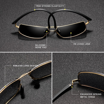 KINGSEVEN Brand Design UV400 Γυαλιά ηλίου Gradient Ανδρικά Γυναικεία οδήγηση Ανδρικά τετράγωνα γυαλιά ηλίου από ανοξείδωτο ατσάλι Γυαλιά Oculos Gafas