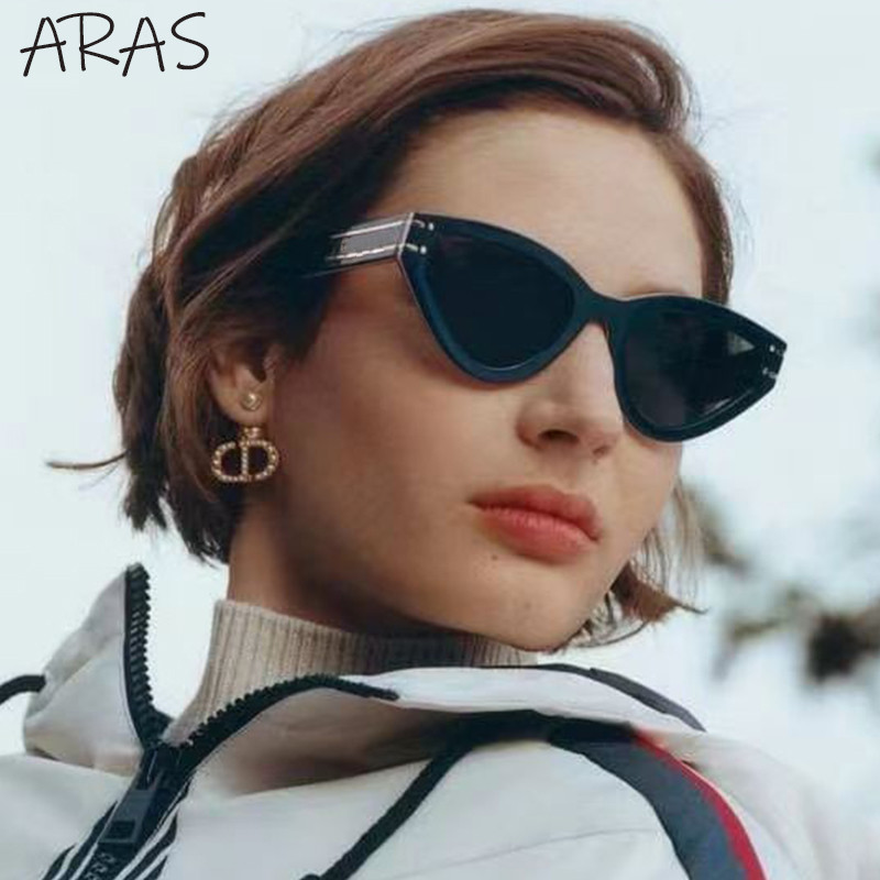 Ochelari de soare vintage cu ochi de pisică pentru femei 2022, la modă nouă, ochelari de soare cu cadru mic, nuanțe de ochelari de soare pentru femei, de designer de marcă retro, ochelari de ochi cateye pentru bărbați
