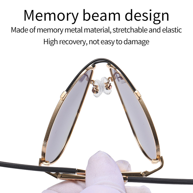 No Broken Memory Frame HD Polarized Fashion Akiniai nuo saulės Moteriški Vyrai Vairuojantys Akiniai nuo saulės Oculos De Sol su originaliu dovanų paketu