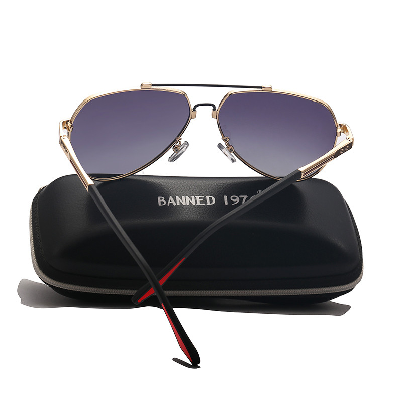 No Broken Memory Frame HD Polarized Fashion Akiniai nuo saulės Moteriški Vyrai Vairuojantys Akiniai nuo saulės Oculos De Sol su originaliu dovanų paketu