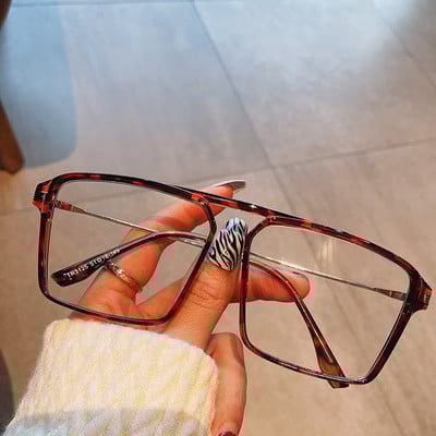 Retro ülikerge TR90 silmaraam Rxable lühinägelikkus meeste naiste luksuslikud prilliraamid dekoratiivsed okulaarid läbipaistva objektiiviga