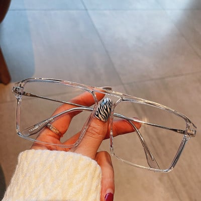Retro ülikerge TR90 silmaraam Rxable lühinägelikkus meeste naiste luksuslikud prilliraamid dekoratiivsed okulaarid läbipaistva objektiiviga