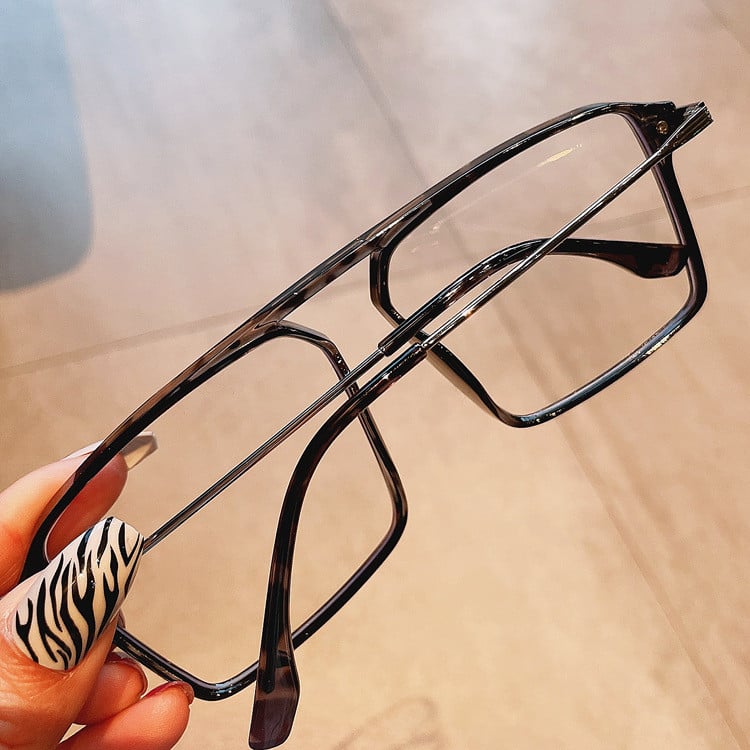 Retro ülikerge TR90 silmaraam Rxable lühinägelikkus meeste naiste luksuslikud prilliraamid dekoratiivsed okulaarid läbipaistva objektiiviga