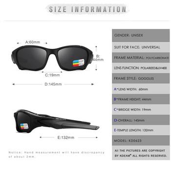 2022 KDEAM Ολοκαίνουργια υπαίθρια αθλητικά πολωμένα γυαλιά ηλίου Πολυτελή ανδρική μόδα Γυναικεία γυαλιά ψαρέματος TUNA ALLEY Εργονομική σχεδίαση