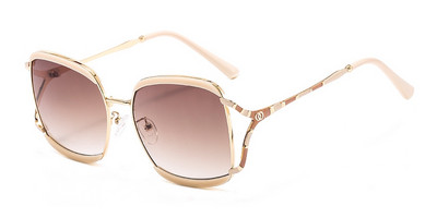 46313 Dizajn brenda Četvrtaste šuplje pruge Luksuzne sunčane naočale Muškarci Žene Modne nijanse UV400 Vintage naočale