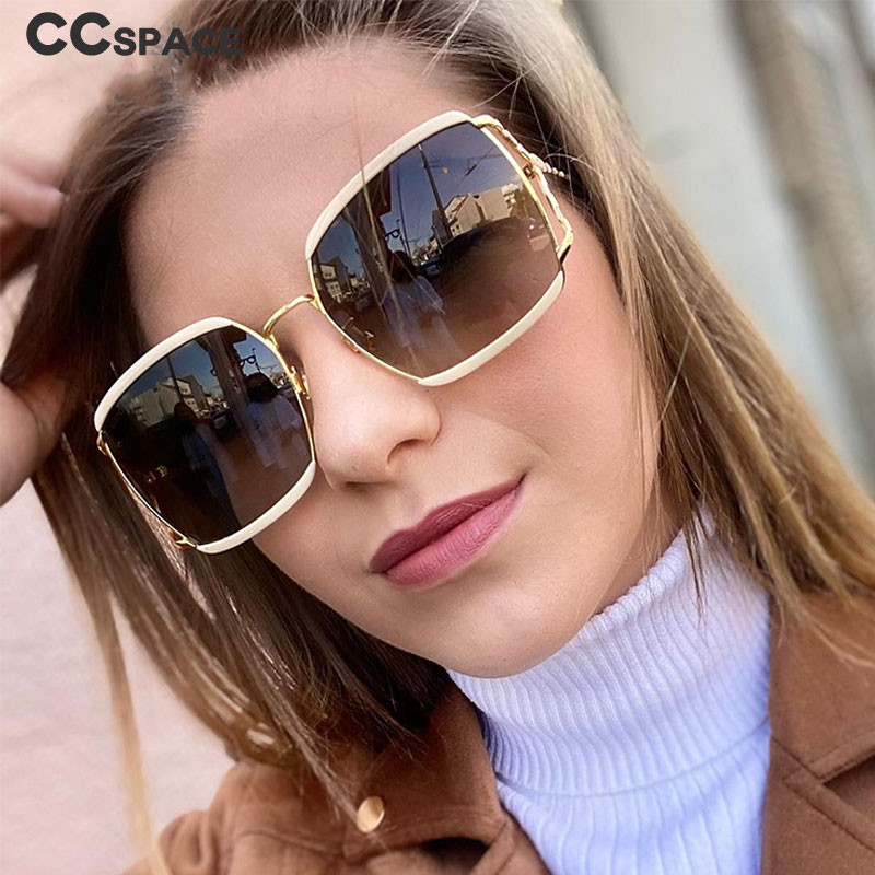 46313 Dizajn brenda Četvrtaste šuplje pruge Luksuzne sunčane naočale Muškarci Žene Modne nijanse UV400 Vintage naočale