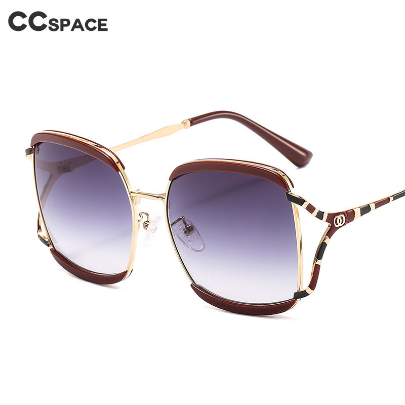 46313 Dizajn brenda Četvrtaste šuplje pruge Luksuzne sunčane naočale Muškarci Žene Modne nijanse UV400 Vintage naočale