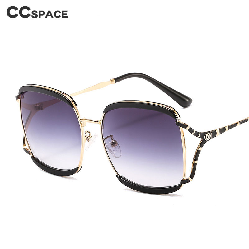 46313 Dizajn brenda Četvrtaste šuplje pruge Luksuzne sunčane naočale Muškarci Žene Modne nijanse UV400 Vintage naočale