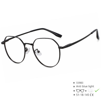 55983 Itin lengvi elastingi optiniai akinių rėmeliai Moterų biuro receptiniai akiniai katės akių moteriški lydinio akiniai