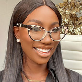 2021. Novi modni leopard mačkasti okvir za naočale Ženske vintage optičke anti-plave naočale Ženske udobne računalne naočale