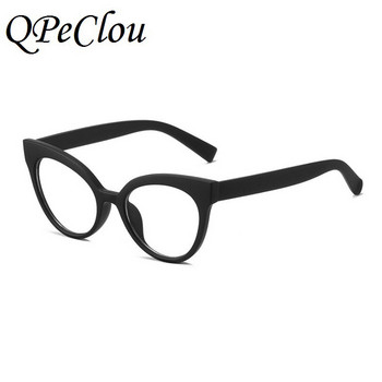 2021 Нова модна рамка за очила с леопардови котешки очи Дамски винтидж оптични анти-сини очила Дамски удобни компютърни очила