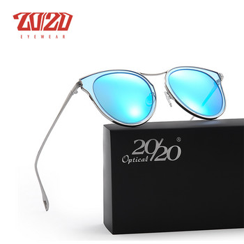 20/20 Fashion Polarized γυαλιά ηλίου Γυναικείο στυλ Γυαλιά ηλίου με μεταλλικό σκελετό Γυαλιά ηλίου Famous Lady Brand Designer Oculos Feminino P0877