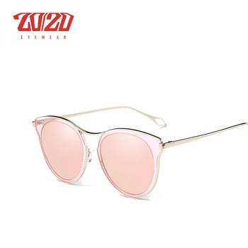 20/20 Fashion Polarized γυαλιά ηλίου Γυναικείο στυλ Γυαλιά ηλίου με μεταλλικό σκελετό Γυαλιά ηλίου Famous Lady Brand Designer Oculos Feminino P0877