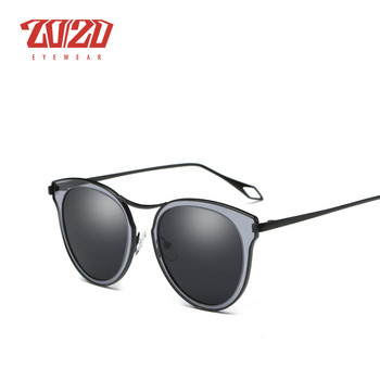 20/20 Fashion Polarized γυαλιά ηλίου Γυναικείο στυλ Γυαλιά ηλίου με μεταλλικό σκελετό Γυαλιά ηλίου Famous Lady Brand Designer Oculos Feminino P0877