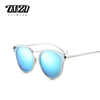 20/20 Modes polarizētas saulesbrilles Sieviešu stila metāla rāmja saulesbrilles Slavens dāma Zīmols Dizainers Oculos Feminino P0877