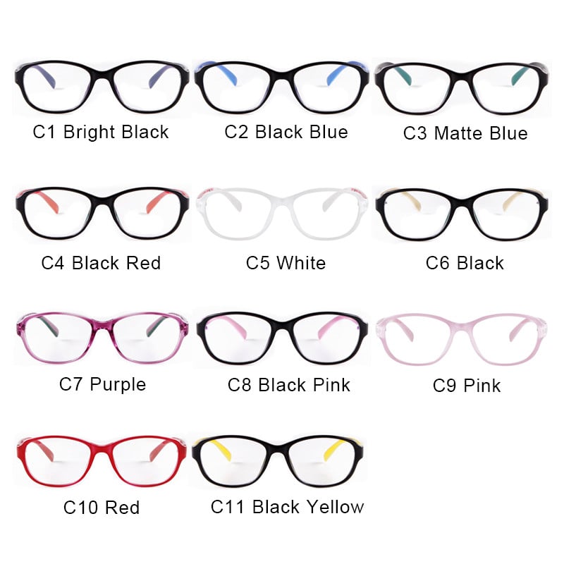 Modne naočale za blokiranje plavog svjetla Ženske marke Dizajn šarenih četvrtastih okvira Optičke bez recepta prozirne leće Muške naočale