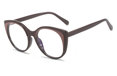 Swanwick TR90 kaķu acu briļļu rāmji sievietēm caurspīdīgas lēcas acetāta apaļas brilles sieviešu rozā leopards augstas kvalitātes dāvanas