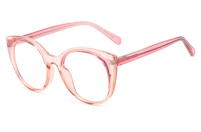 Swanwick TR90 kaķu acu briļļu rāmji sievietēm caurspīdīgas lēcas acetāta apaļas brilles sieviešu rozā leopards augstas kvalitātes dāvanas