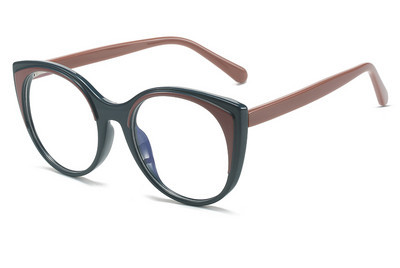 Swanwick TR90 kaķu acu briļļu rāmji sievietēm caurspīdīgas lēcas acetāta apaļas brilles sieviešu rozā leopards augstas kvalitātes dāvanas