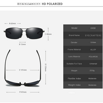 Ολοκαίνουργια Polarized ανδρικά γυαλιά ηλίου Αλουμίνιο Ανδρικά γυαλιά ηλίου οδήγησης Αξεσουάρ γυαλιών για άνδρες oculos de sol masculino