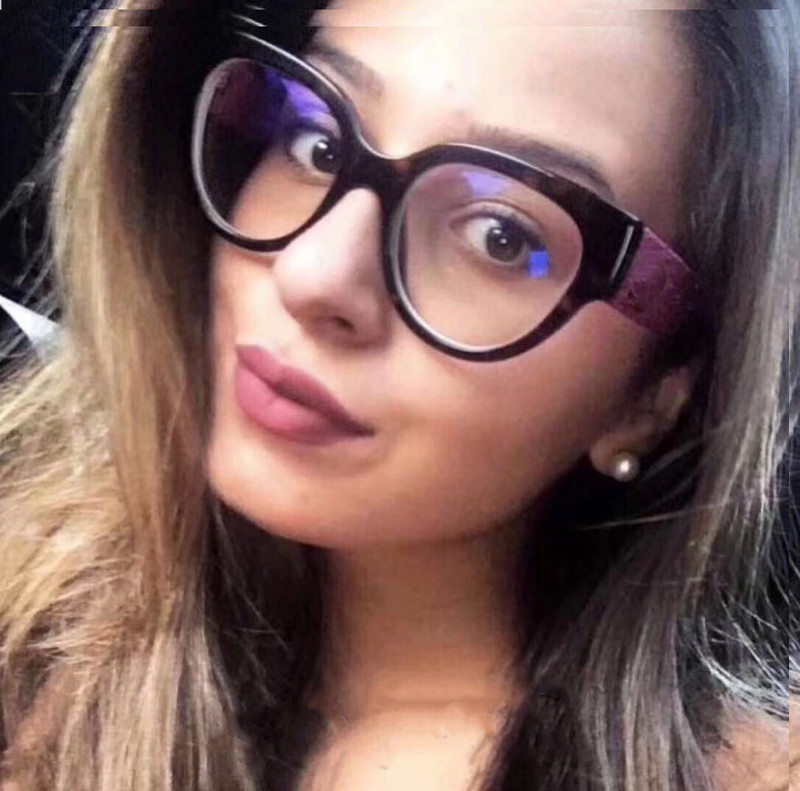 47781 Prabangus prekės ženklas Katės akių akinių rėmeliai Moteriški Bling kojos populiarūs kvadratiniai madingi kompiuterių akiniai dekoratyvinė dovana