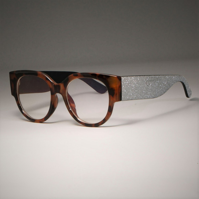 47781 Prabangus prekės ženklas Katės akių akinių rėmeliai Moteriški Bling kojos populiarūs kvadratiniai madingi kompiuterių akiniai dekoratyvinė dovana