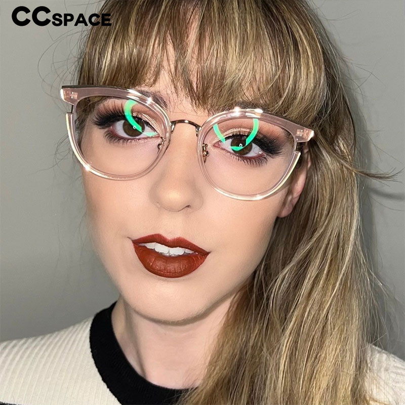 45376 Rame de ochelari cu ochi de pisică din metal Ochelari de vedere optici de designer pentru femei Ochelari de vedere la modă Ochelari pentru computer