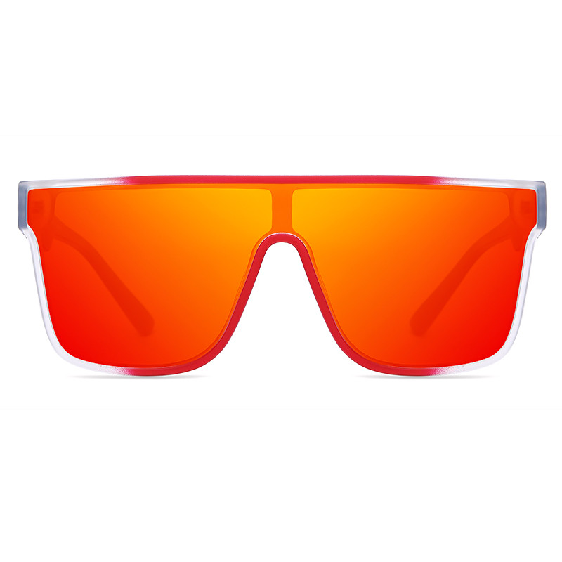 Fox Knight 2022 új divatos polarizált napszemüvegek kültéri, nagy keretben, túlméretezett sportszemüvegek női strand napszemüvegek színes