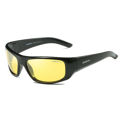 DUBERY Sportstílusú napszemüvegek Férfi Polarizált vezetés Éjjellátó lencsék Napszemüvegek Utazási Szemüvegek Ernyők Férfi Gafas de sol G22