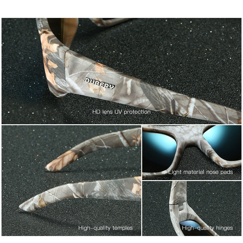 DUBERY sporta stila saulesbrilles vīriešiem polarizēta braukšana nakts redzamības objektīvs saulesbrilles ceļojumu brilles toņi Vīriešu Gafas de sol G22